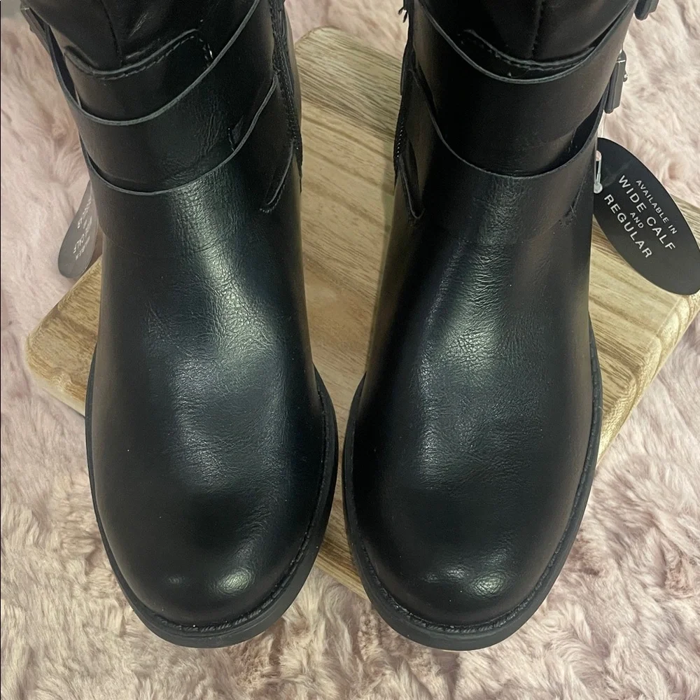 Style & Co. Black Over the Knee Boots